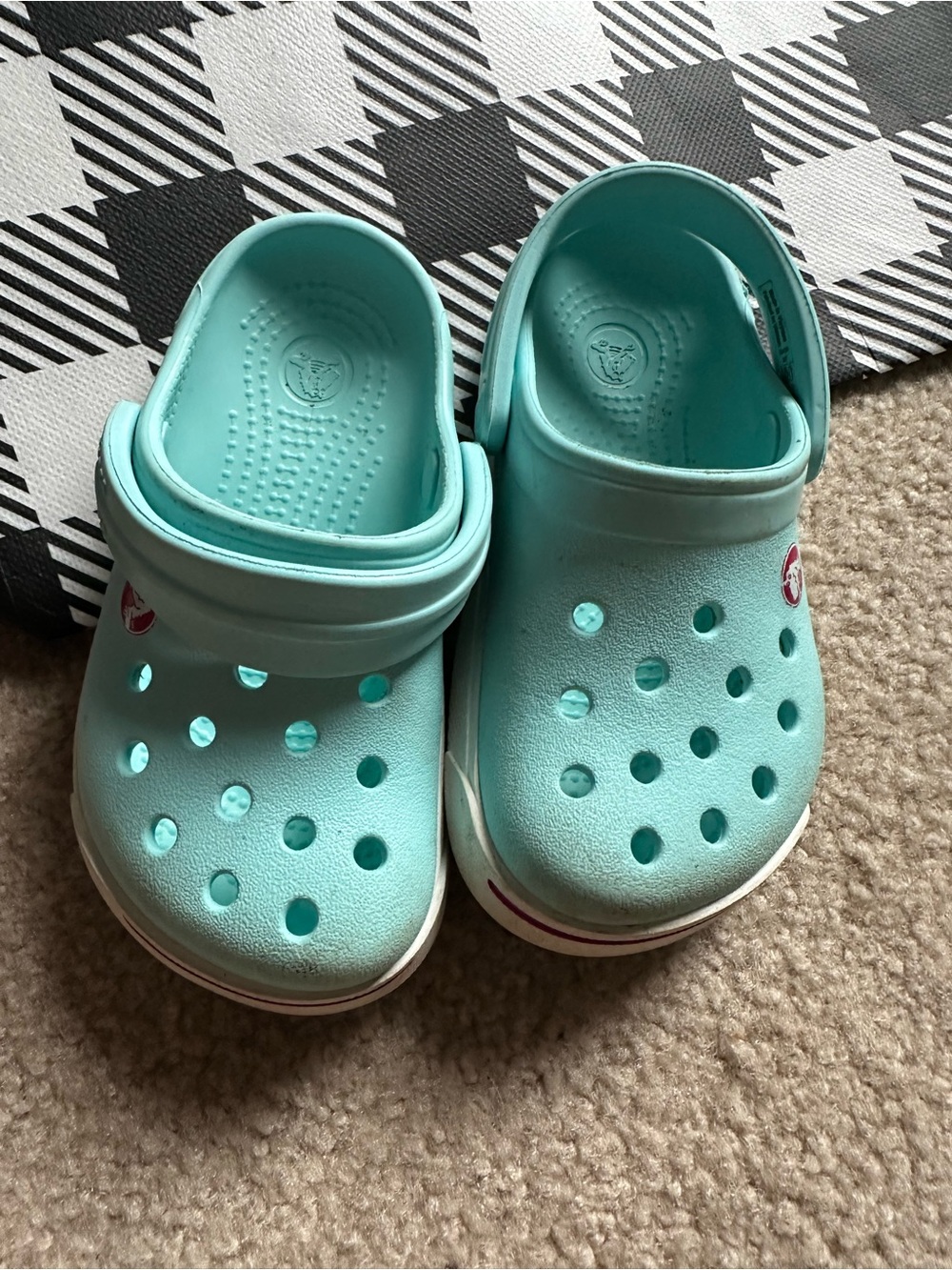 CROCS Kids Clog in Aqua Blue
